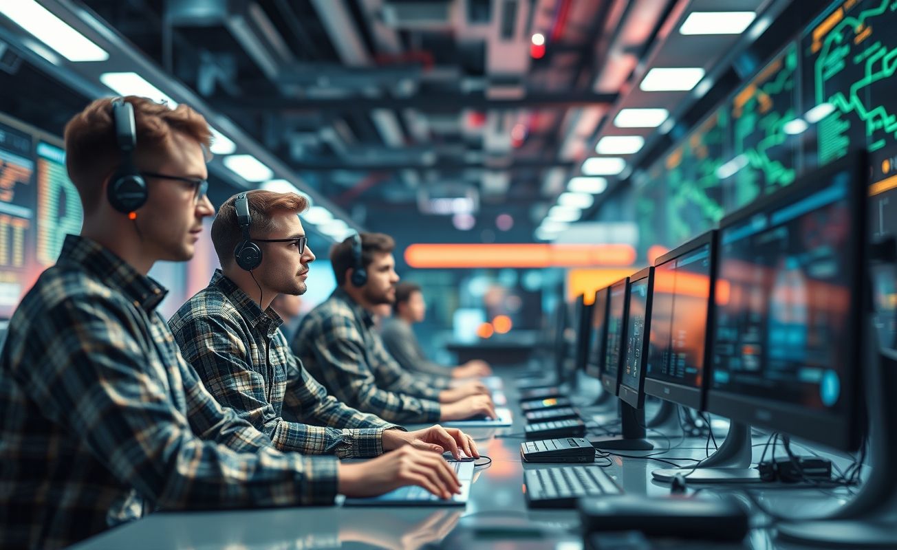 Desenvolvedores de software em ambiente de alta tecnologia